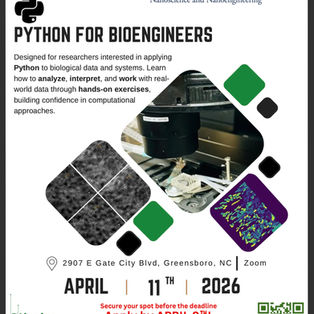 Join Us for the Python for Bioengineers Workshop - Spring 2026 Edition 🌸🧑🏻💻