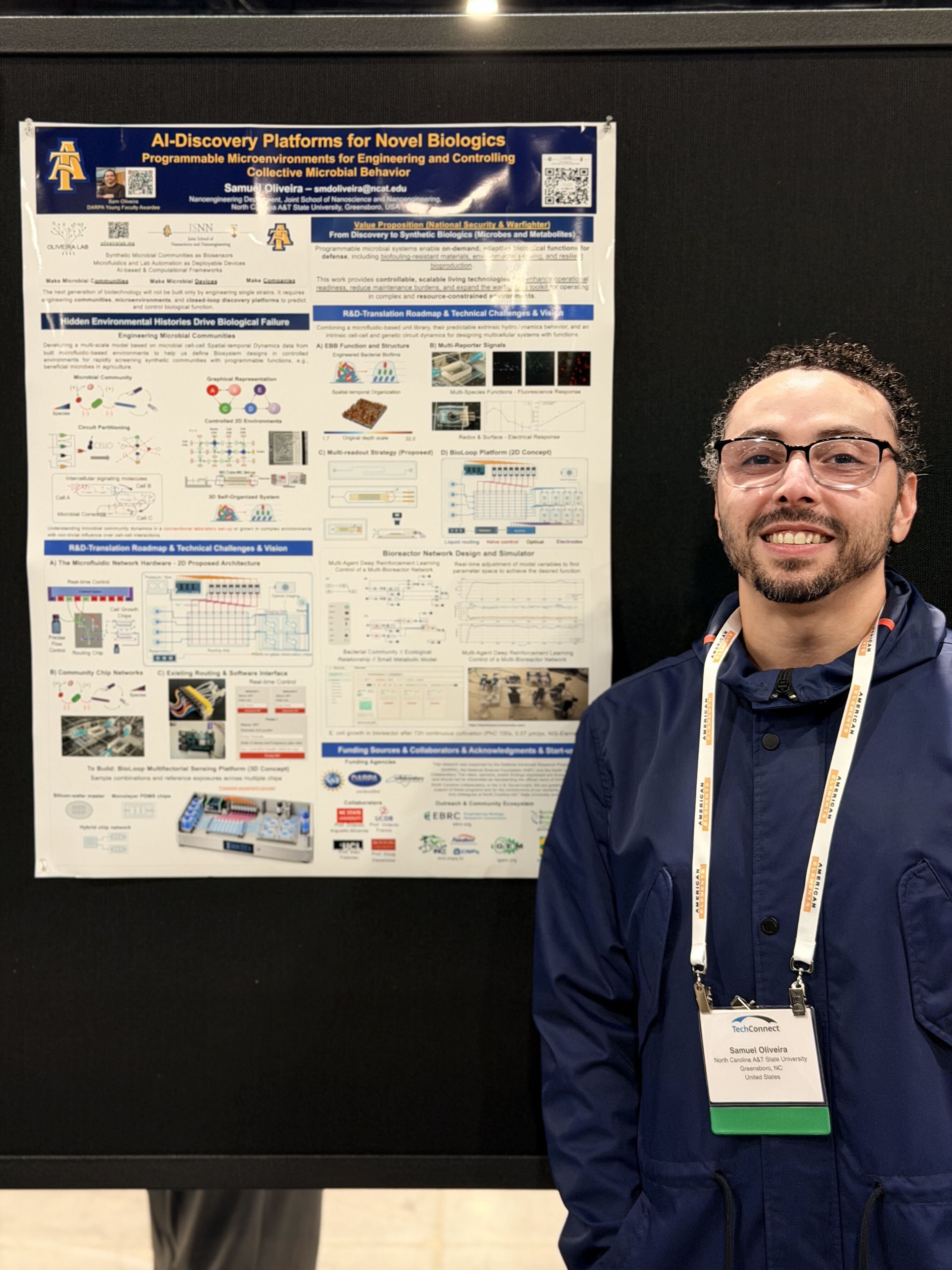 Dr. Oliveira Presents Oliveira Lab Research at Defense TechConnect 2026